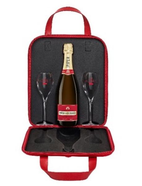 Piper-Heidsieck Champagner Travel Flut Geschenkse